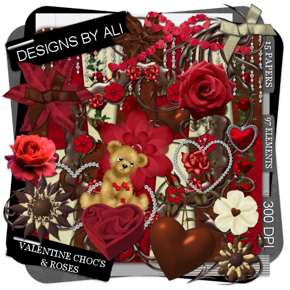 Valentine Chocolates & Roses TS